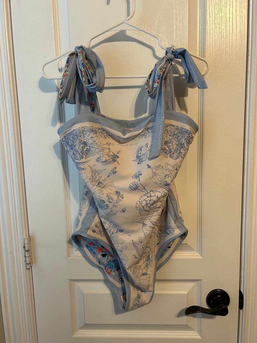 Visual Swim Reversible Preppy One Piece Size Large